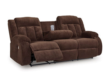 Observation Power Reclining Sofa with Drop Down Table - Furniture Land (Milwaukee, WI)