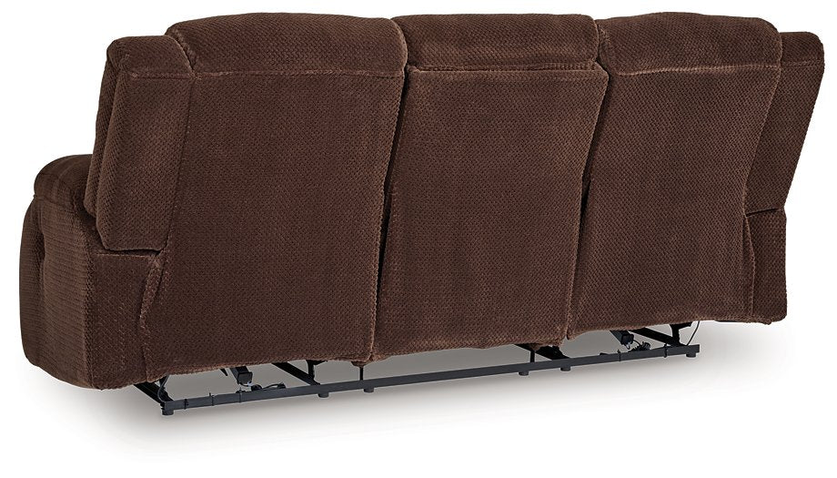 Observation Power Reclining Sofa with Drop Down Table - Furniture Land (Milwaukee, WI)