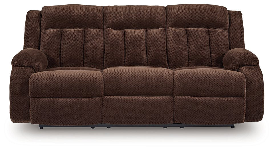 Observation Power Reclining Sofa with Drop Down Table - Furniture Land (Milwaukee, WI)