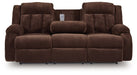 Observation Power Reclining Sofa with Drop Down Table - Furniture Land (Milwaukee, WI)