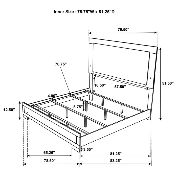 Hyland Eastern King & Queen Bed - Furniture Land (Milwaukee, WI)