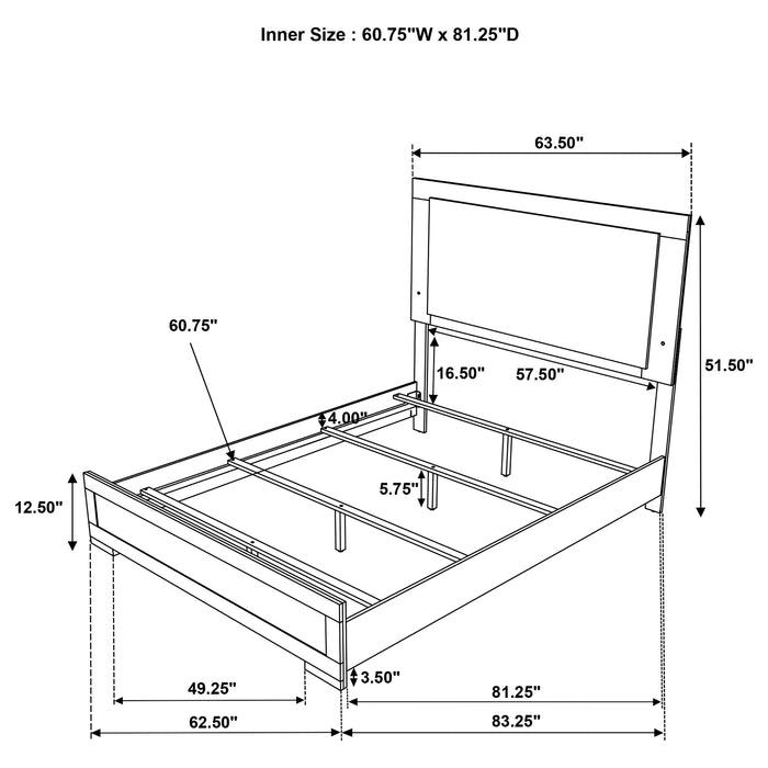 Hyland 4 & 5 Piece Bedroom Set E.King & Queen - Furniture Land (Milwaukee, WI)