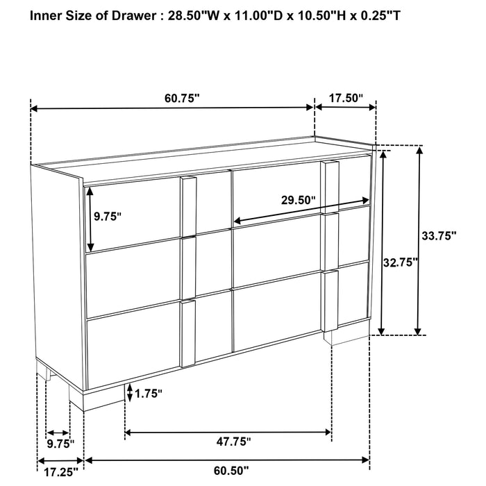 Hyland 4 & 5 Piece Bedroom Set E.King & Queen - Furniture Land (Milwaukee, WI)
