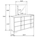 Hyland Dresser With Mirror - Furniture Land (Milwaukee, WI)