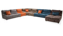 AICO Furniture 21 Cosmopolitan Armless Loveseat - Furniture Land (Milwaukee, WI)