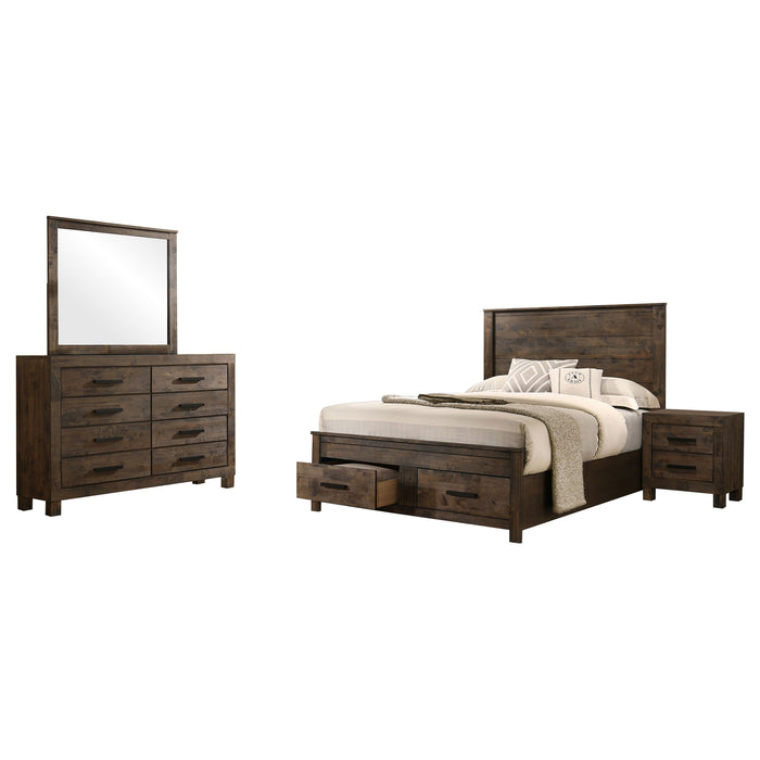 Woodmont 4 & 5 Piece E.King, Queen, & Cal;.King Bedroom Sets - Furniture Land (Milwaukee, WI)