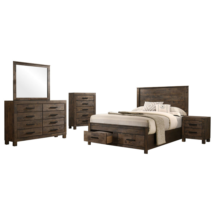Woodmont 4 & 5 Piece E.King, Queen, & Cal;.King Bedroom Sets - Furniture Land (Milwaukee, WI)