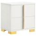 Marceline Bedroom Sets White & Black 4 & 5 Piece - Furniture Land (Milwaukee, WI)