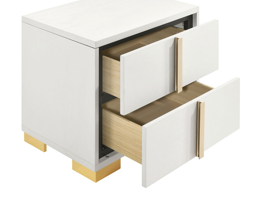 Marceline Bedroom Sets White & Black 4 & 5 Piece - Furniture Land (Milwaukee, WI)