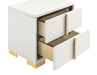 Marceline Bedroom Sets White & Black 4 & 5 Piece - Furniture Land (Milwaukee, WI)
