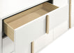 Marceline Bedroom Sets White & Black 4 & 5 Piece - Furniture Land (Milwaukee, WI)