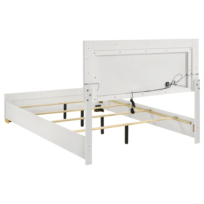 Marceline Beds White & Black Eastren King, Full, Twin, & Queen - Furniture Land (Milwaukee, WI)