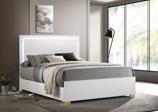 Marceline Beds White & Black Eastren King, Full, Twin, & Queen - Furniture Land (Milwaukee, WI)