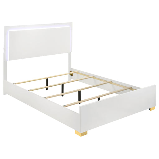 Marceline Beds White & Black Eastren King, Full, Twin, & Queen - Furniture Land (Milwaukee, WI)