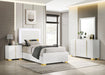 Marceline Bedroom Sets White & Black 4 & 5 Piece - Furniture Land (Milwaukee, WI)