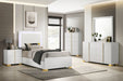 Marceline Beds White & Black Eastren King, Full, Twin, & Queen - Furniture Land (Milwaukee, WI)
