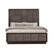 Durango California King, Eastren King, & Queen Upholstered Bed Smoked Peppercorn and Grey - Furniture Land (Milwaukee, WI)