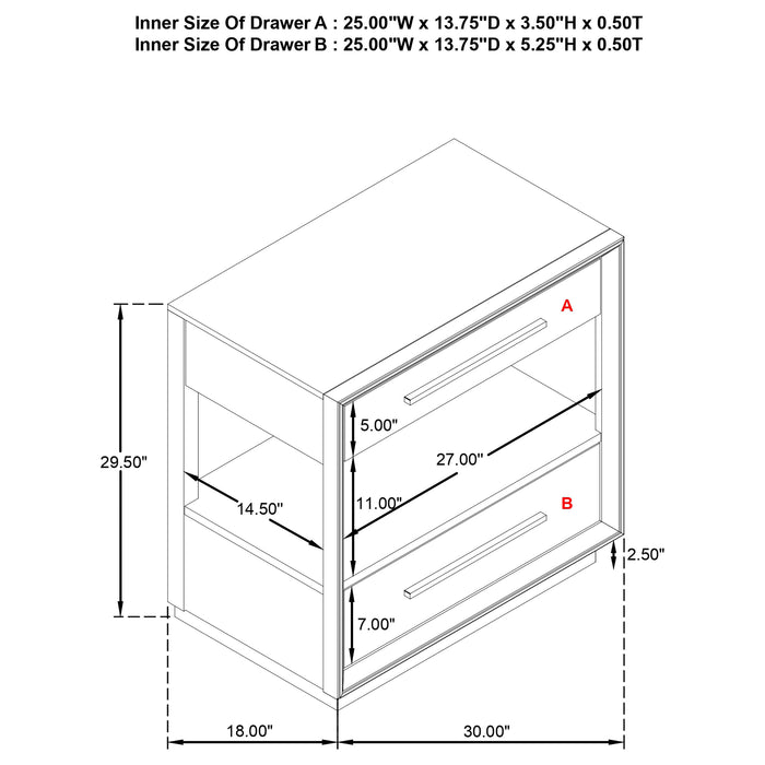 Durango Nightstands - Furniture Land (Milwaukee, WI)