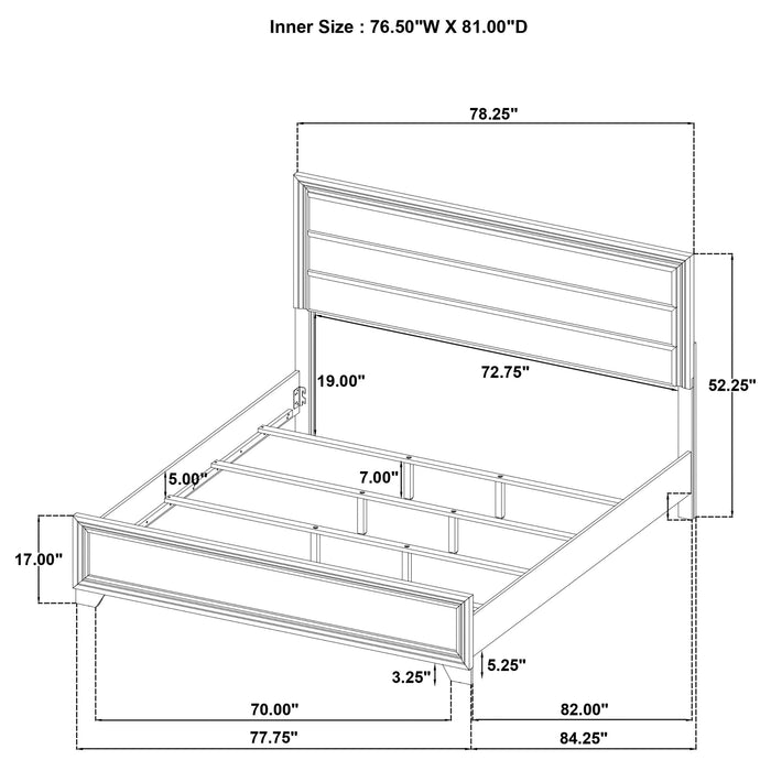 Wright 4 Pc & 5 Pc Bedroom Set - Furniture Land (Milwaukee, WI)