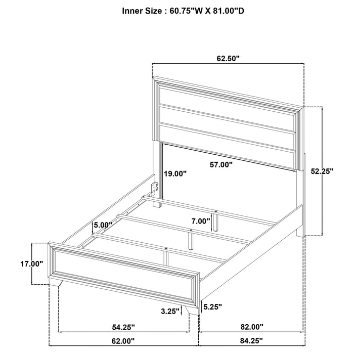 Wright 4 Pc & 5 Pc Bedroom Set - Furniture Land (Milwaukee, WI)
