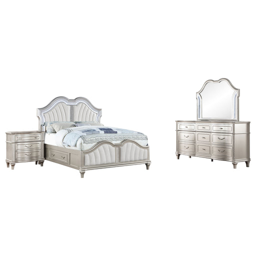 Evangeline 4 & 5 Piece Bedroom Set - Furniture Land (Milwaukee, WI)