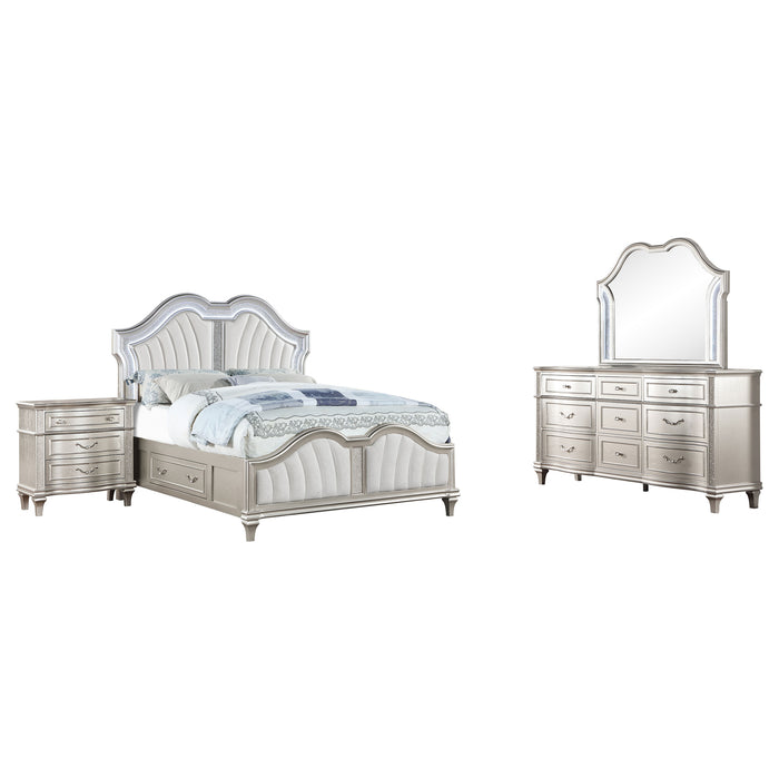 Evangeline 4 & 5 Piece Bedroom Set - Furniture Land (Milwaukee, WI)