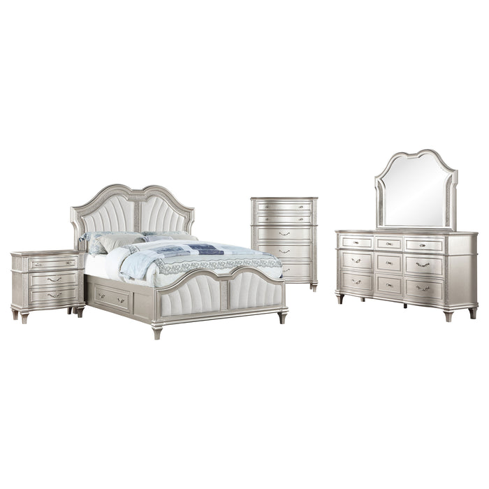 Evangeline 4 & 5 Piece Bedroom Set - Furniture Land (Milwaukee, WI)
