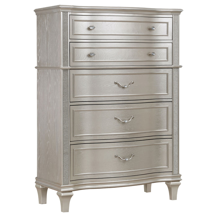 Evangeline 4 & 5 Piece Bedroom Set - Furniture Land (Milwaukee, WI)