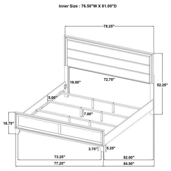 Welsley 4 & 5 PieceBedroom Set - Furniture Land (Milwaukee, WI)