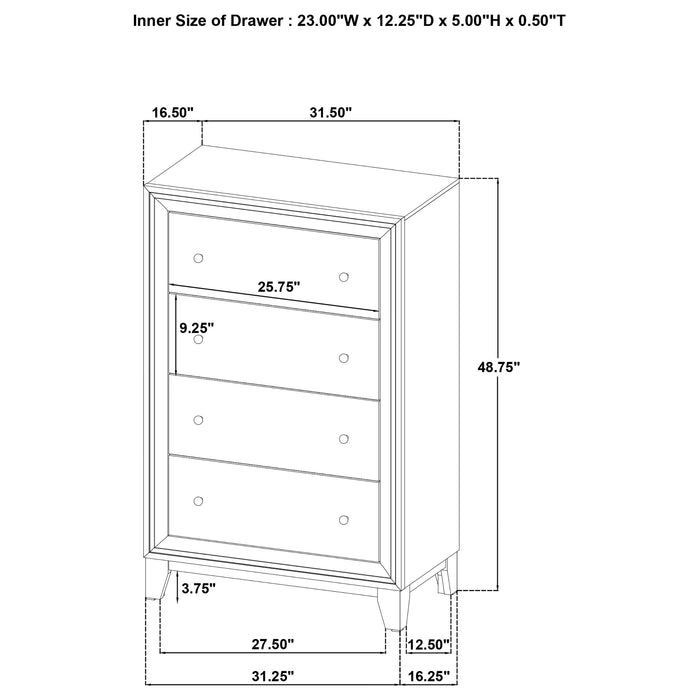 Welsley 4 & 5 PieceBedroom Set - Furniture Land (Milwaukee, WI)