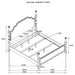 Andover 4 & 5 Piece Bedroom Set King, Queen, & Cal.King - Furniture Land (Milwaukee, WI)
