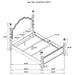 Andover 4 & 5 Piece Bedroom Set King, Queen, & Cal.King - Furniture Land (Milwaukee, WI)