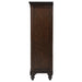 Andover 6-drawer Tempered Glass Door Chest Dark Oak - Furniture Land (Milwaukee, WI)