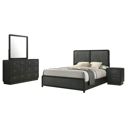 Cavelle 4 & 5 Piece Bedroom Set Queen & E.King - Furniture Land (Milwaukee, WI)