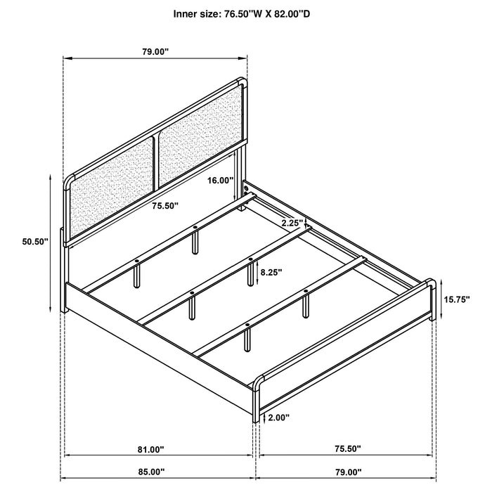 Cavelle Eastern King & Queen Bed - Furniture Land (Milwaukee, WI)