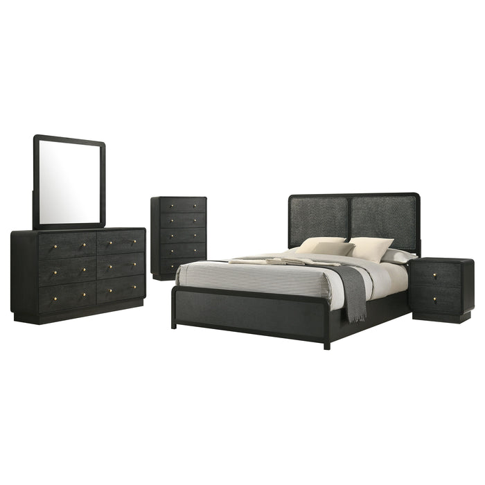 Cavelle 4 & 5 Piece Bedroom Set Queen & E.King - Furniture Land (Milwaukee, WI)
