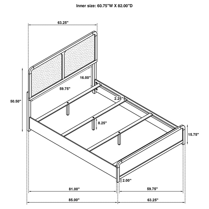 Cavelle Eastern King & Queen Bed - Furniture Land (Milwaukee, WI)