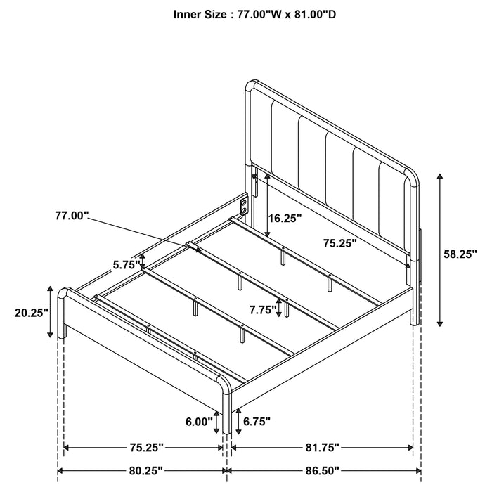 Amsbury California King, E.King, & Queen Bed - Furniture Land (Milwaukee, WI)