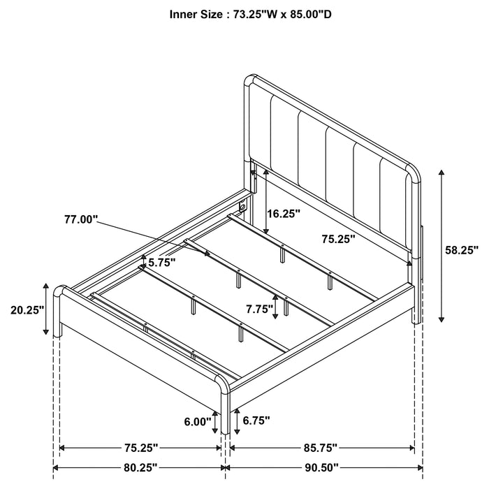 Amsbury California King, E.King, & Queen Bed - Furniture Land (Milwaukee, WI)