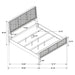 Arini Upholstered Panel Bed - Furniture Land (Milwaukee, WI)
