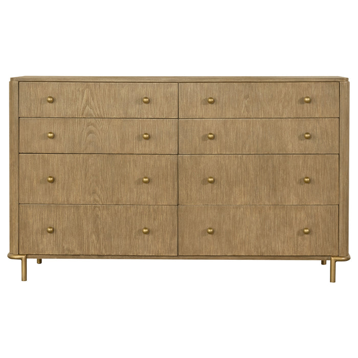 Arini 5 Pc Bedroom Sets Beige - Furniture Land (Milwaukee, WI)