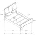 Arini Bedroom Set Beige - Furniture Land (Milwaukee, WI)