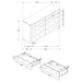 Arini 4 & 5 Piece Bedroom Set King & Queen - Furniture Land (Milwaukee, WI)