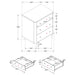 Arini Nightstands - Furniture Land (Milwaukee, WI)