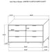 Kendall 4 & 5 Piece Bedroom Sets - Furniture Land (Milwaukee, WI)