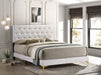 Kendall Panel Bed E.King, & Queen Black & White - Furniture Land (Milwaukee, WI)