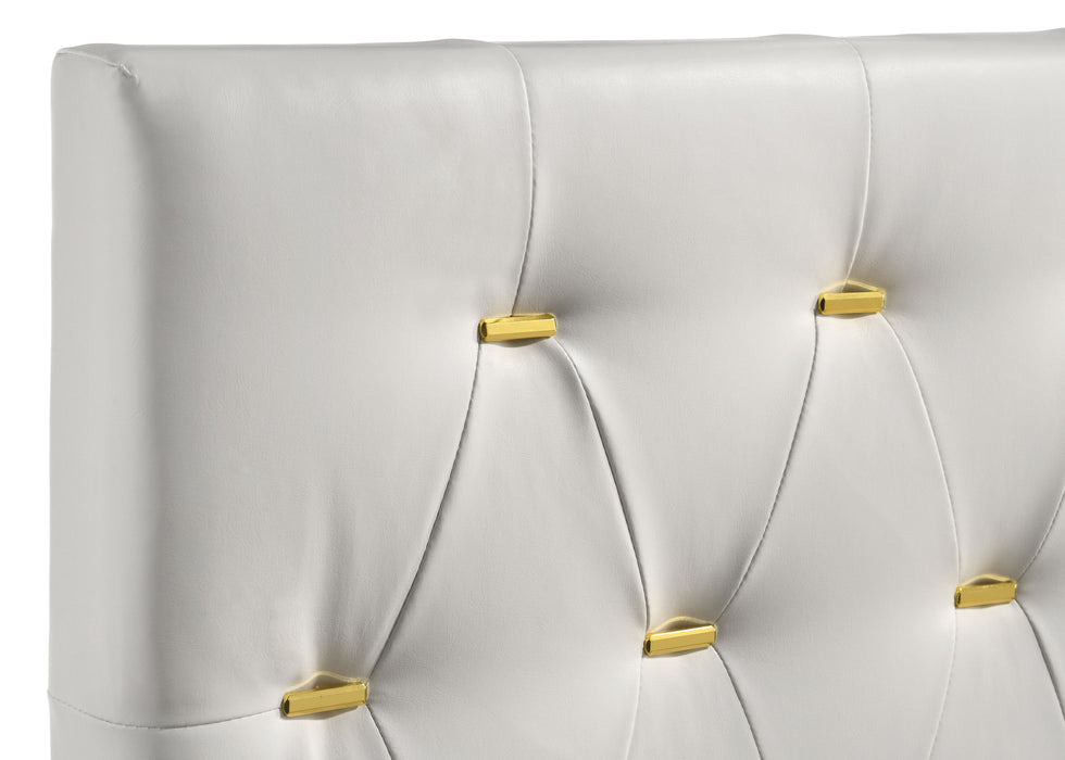 Kendall Panel Bed E.King, & Queen Black & White - Furniture Land (Milwaukee, WI)