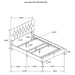 Kendall Panel Bed E.King, & Queen Black & White - Furniture Land (Milwaukee, WI)