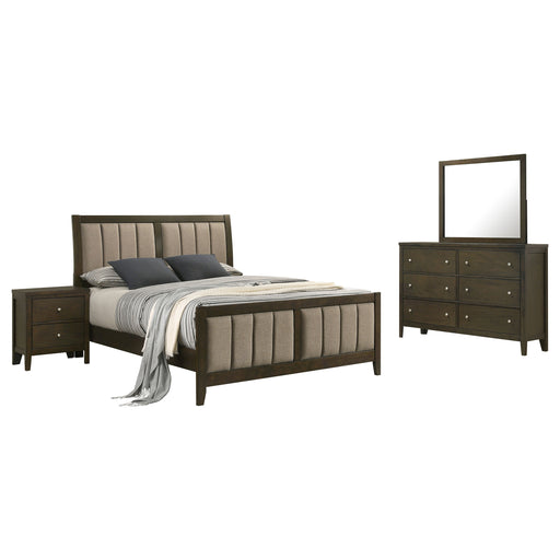 Wilkes 4 & 5 Piece E.King, Queen, Twin, & Full Bedroom Set - Furniture Land (Milwaukee, WI)