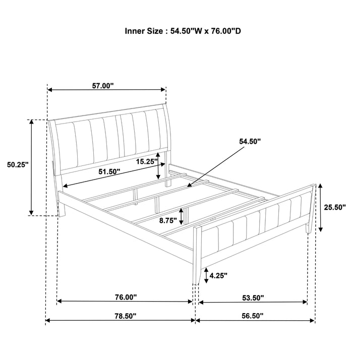 Wilkes 4 & 5 Piece E.King, Queen, Twin, & Full Bedroom Set - Furniture Land (Milwaukee, WI)